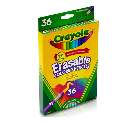 36 ct. Erasable Colored Pencils