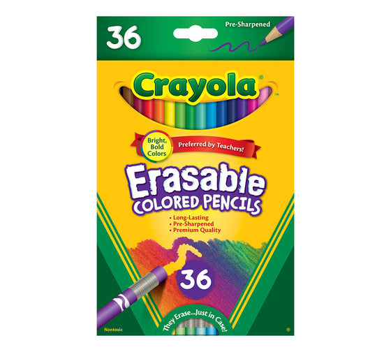 36 ct. Erasable Colored Pencils