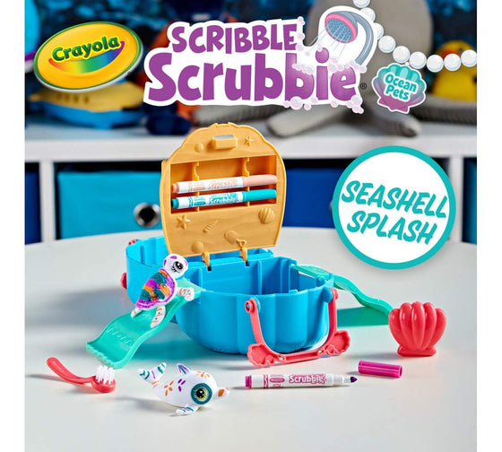 Scribble Scrubbie Pets Seashell Splash Playset - My Little Thieves