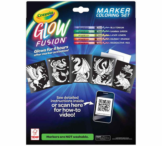 Glow Fusion, Marker Coloring Set, Mythical Creatures - My Little Thieves