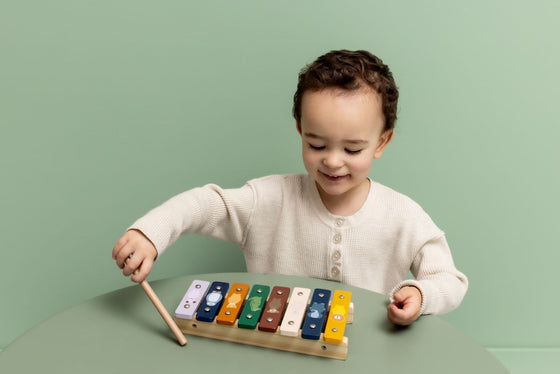 Wooden xylophone