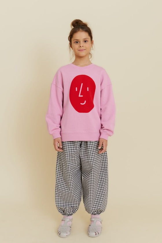 Potato Face Kid’s Sweatshirt - Pink