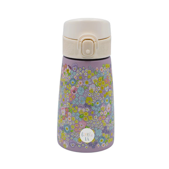 Personalised Enchanted Floral Stainless Steel Water Bottle, 350 ML