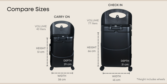 Carry-On Luggage  - Forest Green - 18 inch