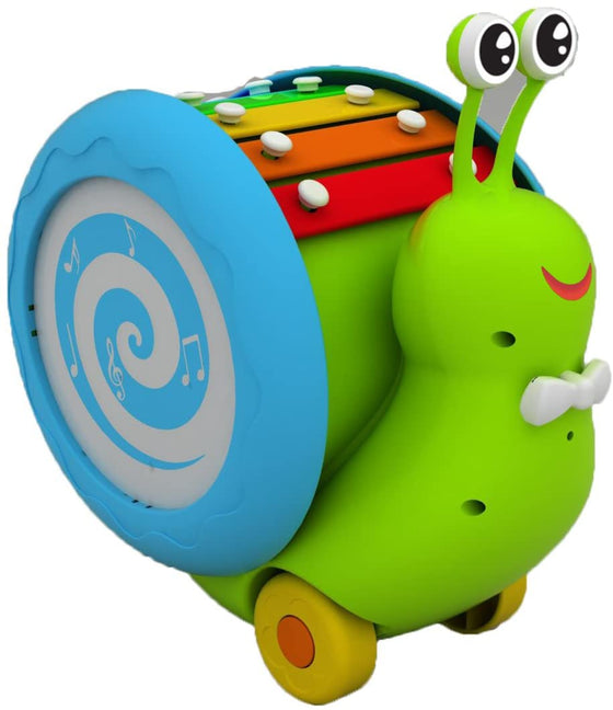 Musical Snail Pull Along Toy - My Little Thieves