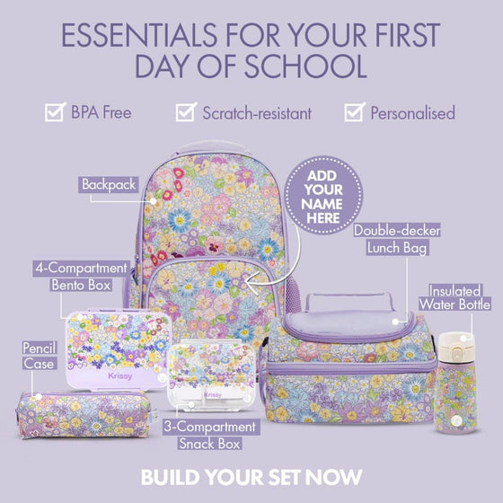 Personalised Enchanted Floral School Essentials 2-Piece Set