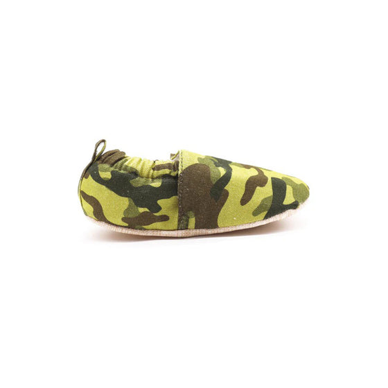 Non-Slip Morgedan’s Moccasins for Toddlers -Army