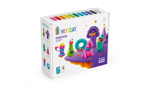 Monsters Set-Colourful Modeling Kids-Air Dry Clay Kit - My Little Thieves