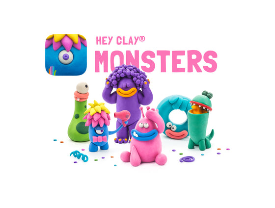 Monsters Set-Colourful Modeling Kids-Air Dry Clay Kit - My Little Thieves