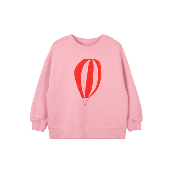 Hot Air Balloon Kid’s Sweatshirt - Pink