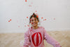 Hot Air Balloon Kid’s Sweatshirt - Pink