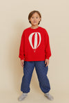 Hot Air Balloon Kid’s Sweatshirt - Red