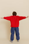 Hot Air Balloon Kid’s Sweatshirt - Red