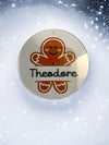 Personalised Acryllic Christmas Gingerbread Boy Holiday Ornament Bauble - My Little Thieves