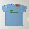 Be Happy Blue Kids T-shirt