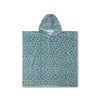 Green Leopard Print  Poncho Towel - 65 x 65 cm