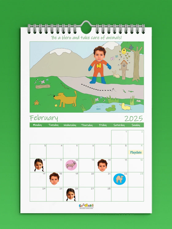 I'm a Hero Personalized Wall Academic Calendar - I'm a Hero in Dubai from Sep 24 to Aug 25