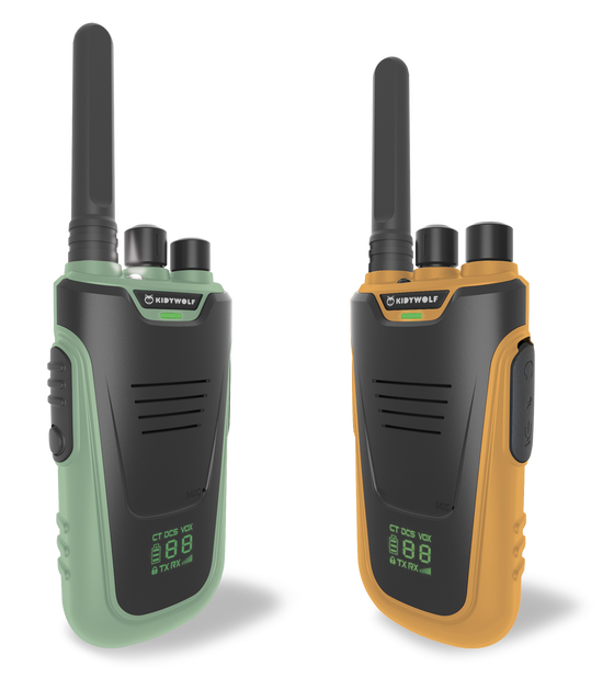 KIDYTALK Walkie Talkie - Green/Orange