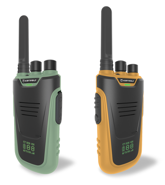 KIDYTALK Walkie Talkie - Green/Orange