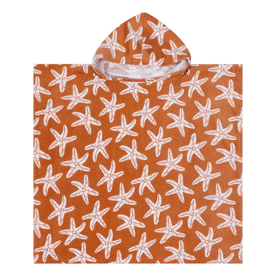 Sea Stars Print  Poncho 65 x 65 cm by Swim Essentials