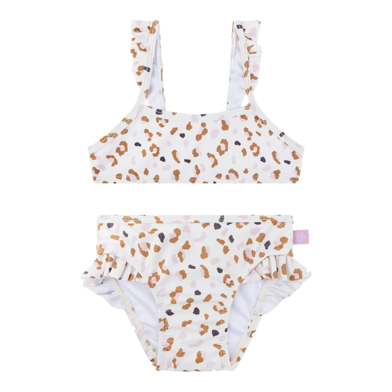 Khaki leopard print Bikini swimsuit by Swim Essentials