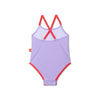 Purple Print  Girl Swimsuit