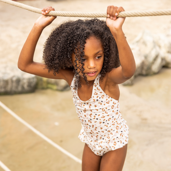 Khaki leopard print Swimsuit by Swim Essentials