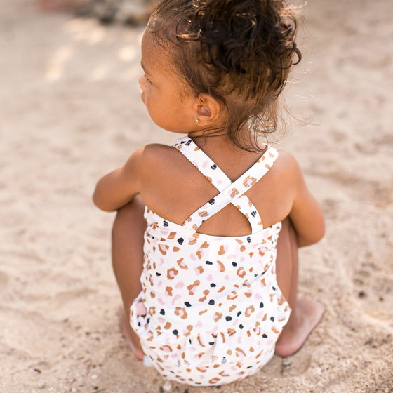 Khaki leopard print Swimsuit by Swim Essentials