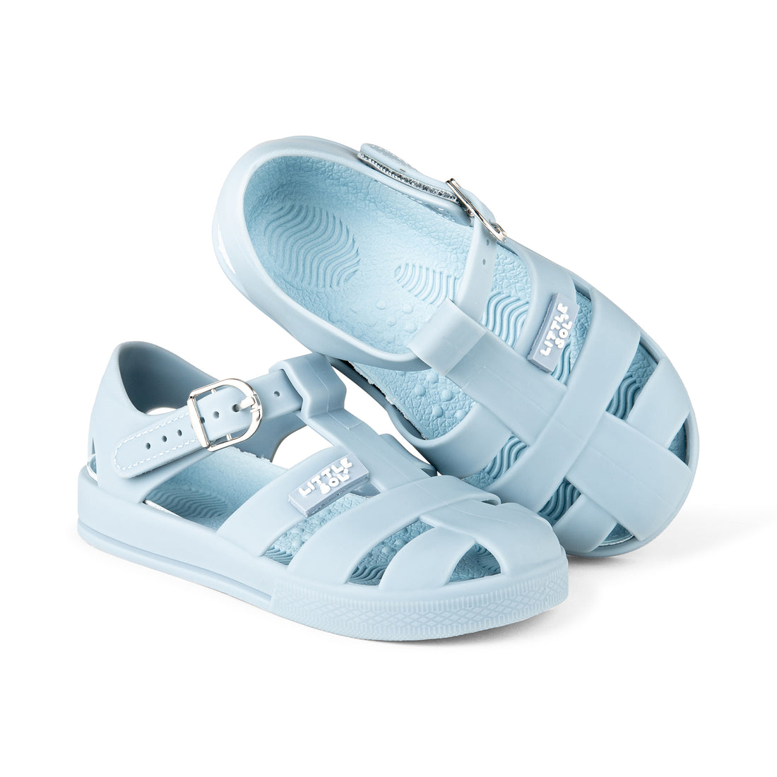  Jaimi Jelly Beach Sandal - Misty Blue - My Little Thieves