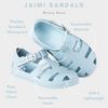 Jaimi Jelly Beach Sandal - Misty Blue - My Little Thieves