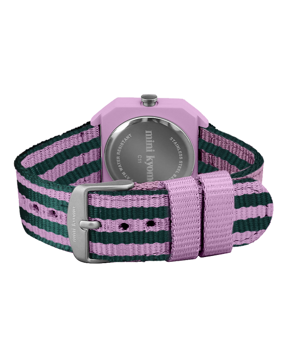 Mini Kyomo Lavender Field Eco Friendly Kids Watch- Purple & Green