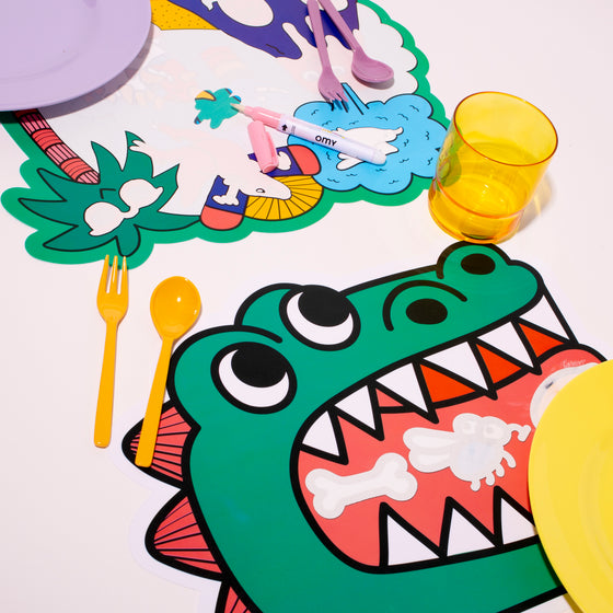 Magic Water Placemats - Dino