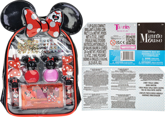 Disney Minnie Mouse - Townley Girl Cosmetic Gift Bag Set