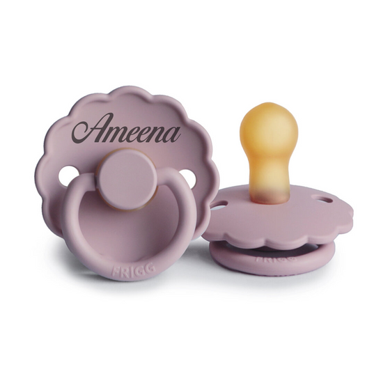 Personalized  FRIGG Daisy Latex Pacifiers