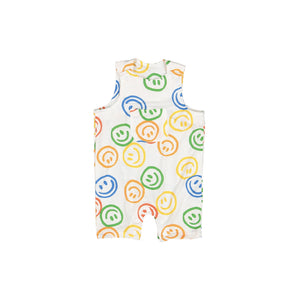 Multicolored Smile Rainbow Baby Romper