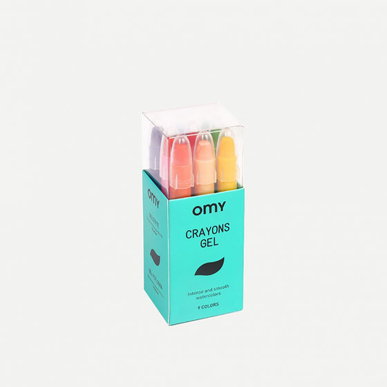 Box Of 9 Crayons - Gel