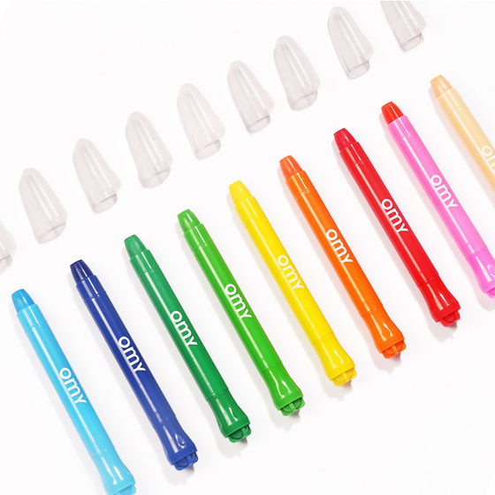 Box Of 9 Crayons - Gel