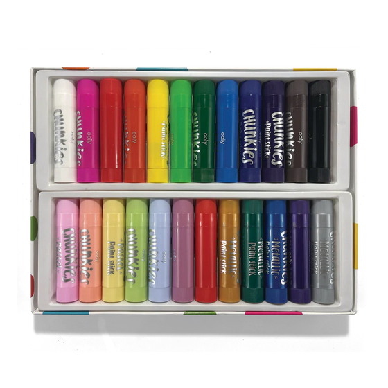 Chunkies Paint Sticks - Set of 24 - Variety Pack with pastels NEW