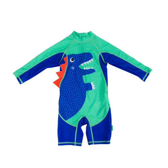 Baby/Toddler Rashguard One Piece Swimsuit - Dino - My Little Thieves