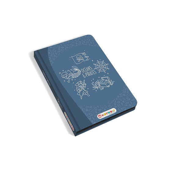 Kidydraw - Mini  LCD Tracing Book - Dino's, Oceans & Pirates, Travel