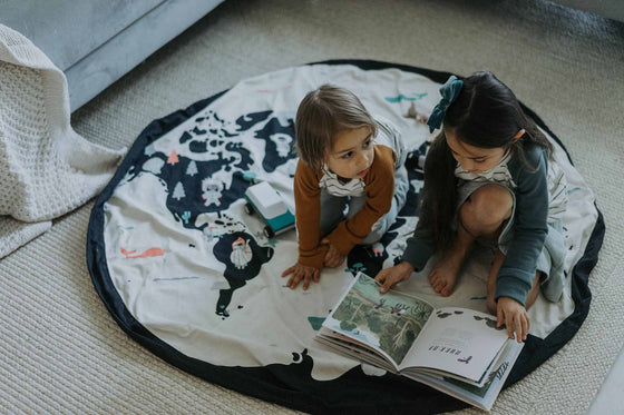 Toy Storage bag – World map