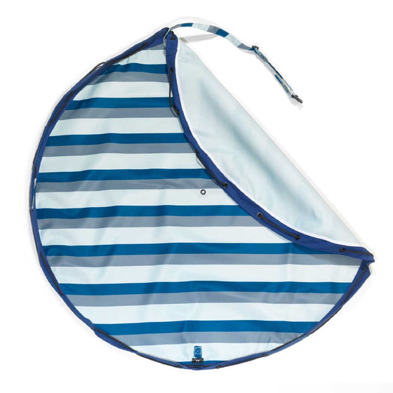 Outdoor Storage bag - Blue Green Stripes