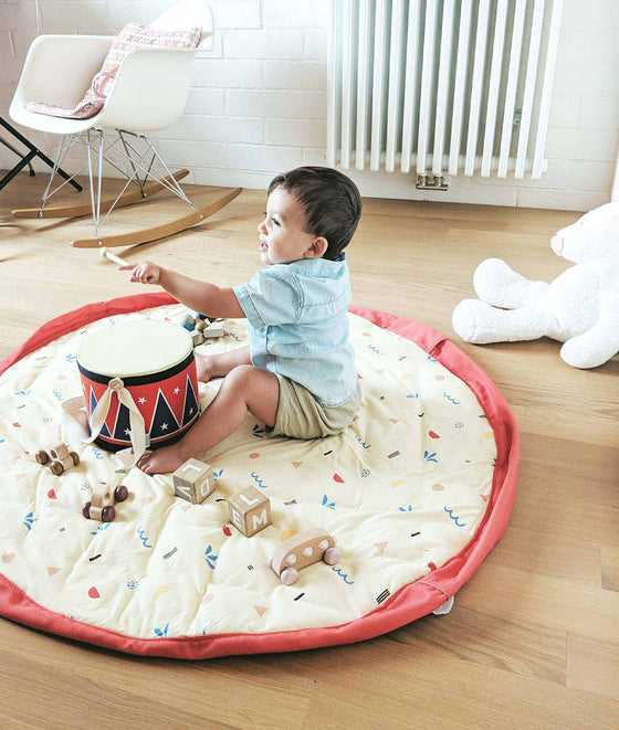 Soft Baby Play Mat and Storage Bag  – Icons