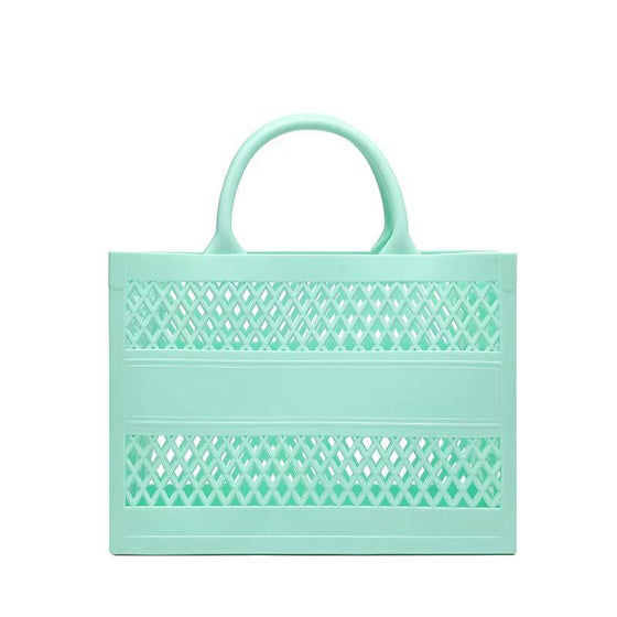 Personalized Mint Jelly Beach Bag