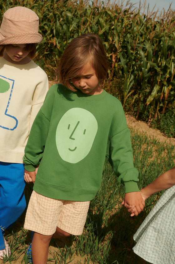 Potato Face Kid’s Sweatshirt - Green