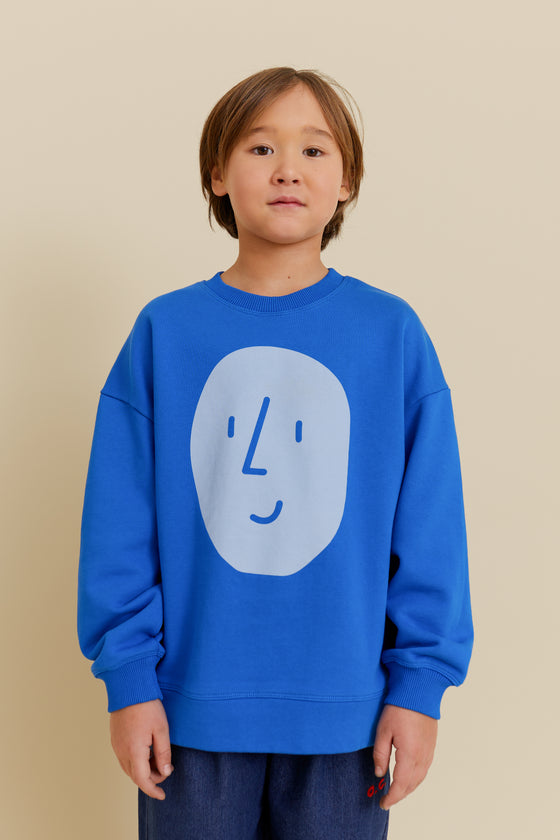 Potato Face Kid’s Sweatshirt - Blue