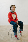 Potato Face Kid’s Sweatshirt - Red