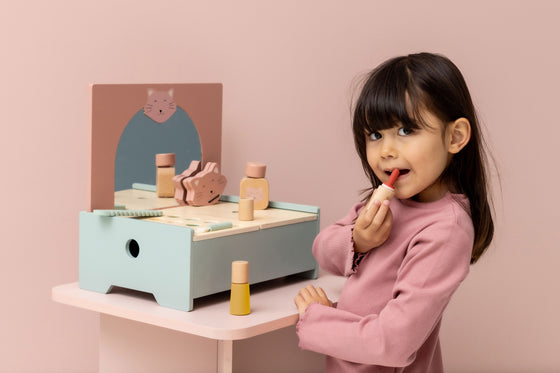 Wooden make-up table