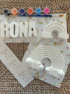 Personalized Plaster Name kit + One character party favor