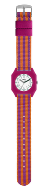 Mini Kyomo Ruby Papaya Eco Friendly Kids Watch- Fushia & Orange